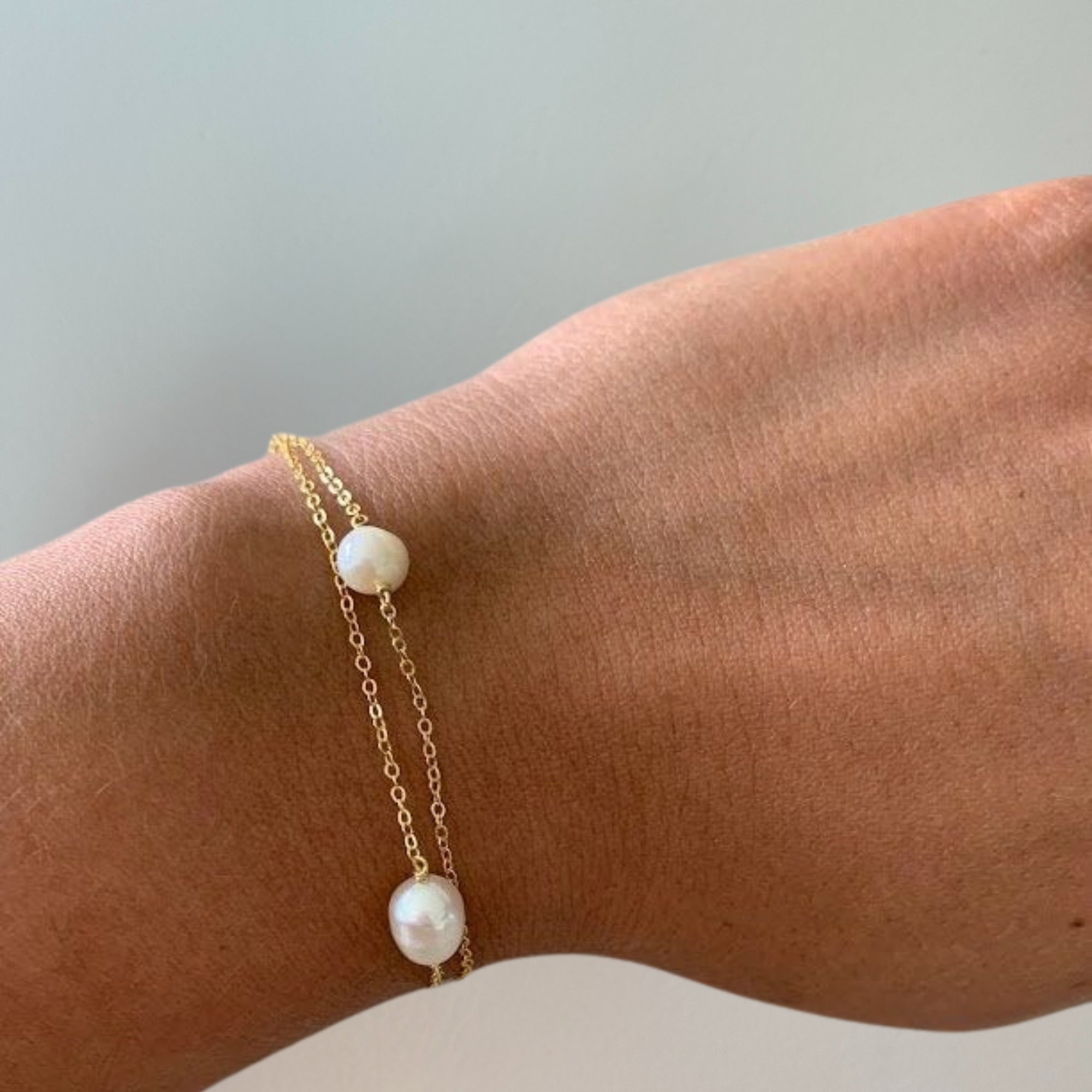 Gemini Pearl Bracelet